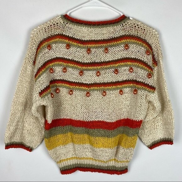 Antonella Ore VTG Womens Sweater 36 EUC 3/4 Sleeve Ladies Made in Italy - Picture 8 of 8